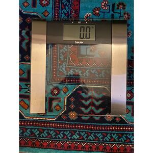 Beurer Glass Body Analysis Scale Weight Fat Water and Muscle Percentages
